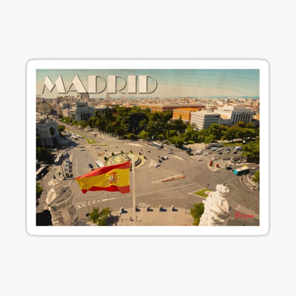 Item preview, Madrid Cibeles Fountain Panoramic Palace designed and sold by BorJam.