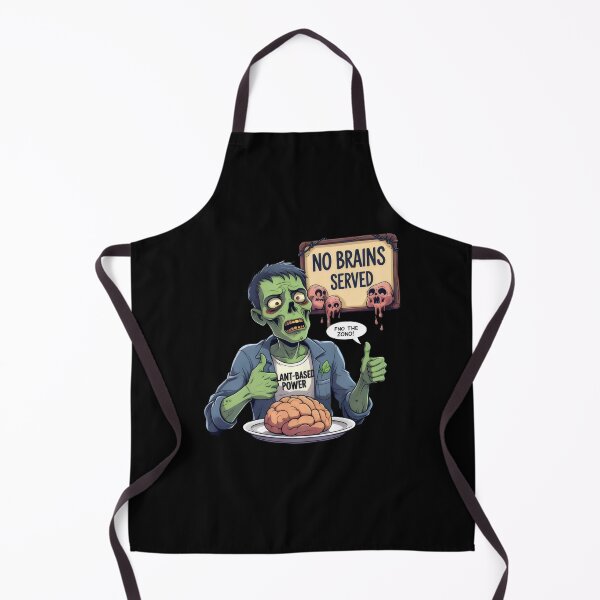 Item preview, Zombies Eat Brains - Vegans Rejoice designed and sold by yoyola999.