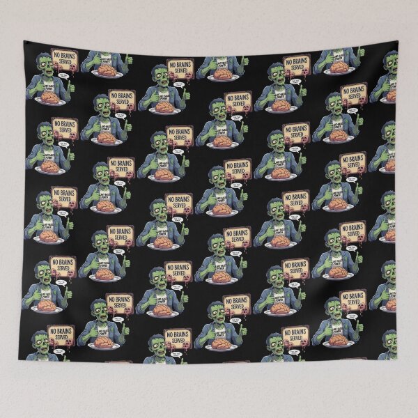 Item preview, Zombies Eat Brains - Vegans Rejoice designed and sold by yoyola999.