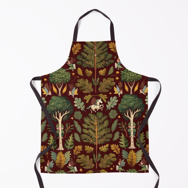 Item preview, Cute floral pattern featuring Fairies and goblins after Willaim Morris Style designed and sold by Vintage Designs +.