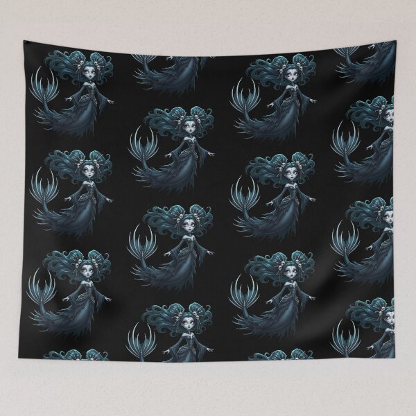 Item preview, Gothic Mermaid | Enchantingly Dark and Mythical Ocean-Inspired Graphic designed and sold by Tw1nsAIArt.