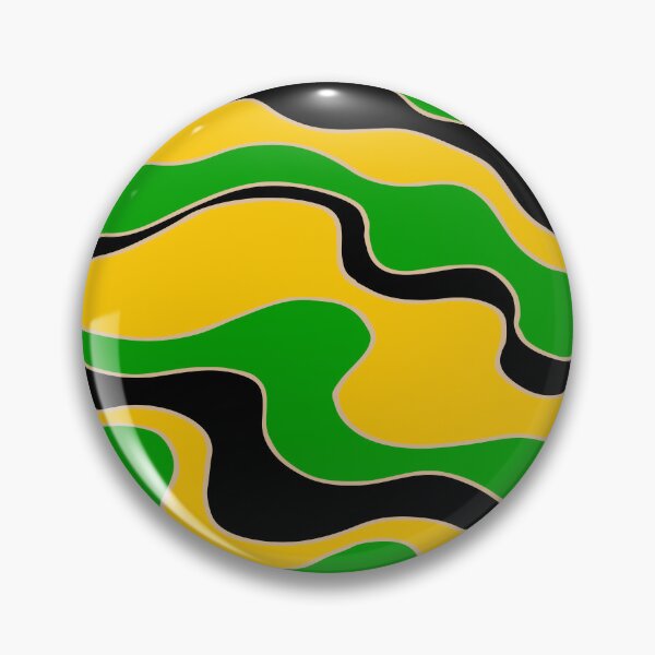 Item preview, Jamaican Wavy Lines Pattern designed and sold by HotHibiscus.