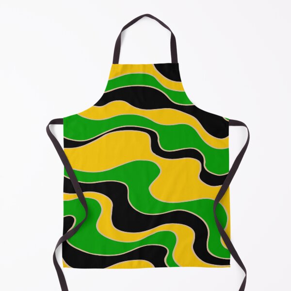 Item preview, Jamaican Wavy Lines Pattern designed and sold by HotHibiscus.