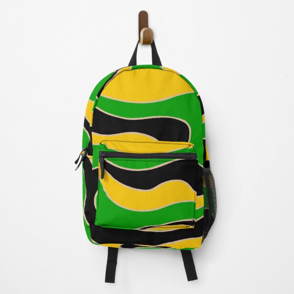 Item preview, Jamaican Wavy Lines Pattern designed and sold by HotHibiscus.