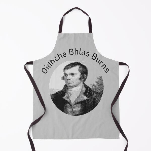 Item preview, Robbie Burns - Oidhche Bhlas Burns Gaelic Text In Grey designed and sold by taiche.