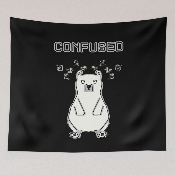 Item preview, Confused Polar Bear designed and sold by HugSomeNettles.