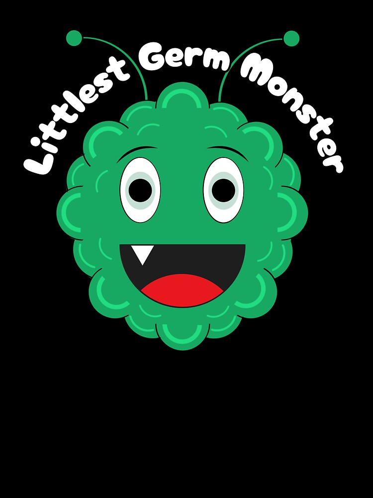 Thumbnail 2 of 2, Baby One-Piece, The Littlest Germ Monster designed and sold by Aly0720.