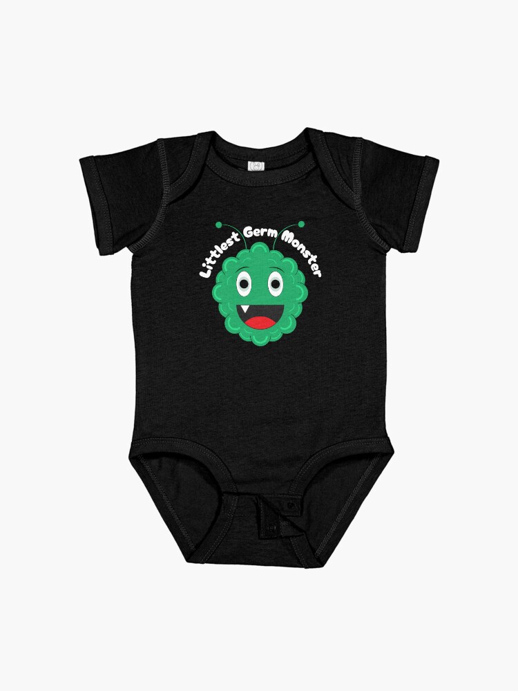 Thumbnail 1 of 2, Baby One-Piece, The Littlest Germ Monster designed and sold by Aly0720.