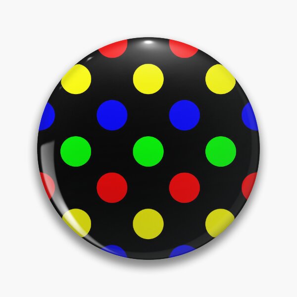 Item preview, Colorful Polka Dots Pattern - Black Background designed and sold by DLawsonDesigns.