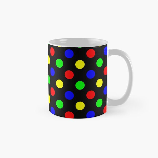 Item preview, Colorful Polka Dots Pattern - Black Background designed and sold by DLawsonDesigns.