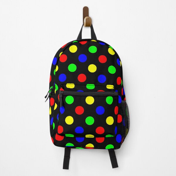 Item preview, Colorful Polka Dots Pattern - Black Background designed and sold by DLawsonDesigns.