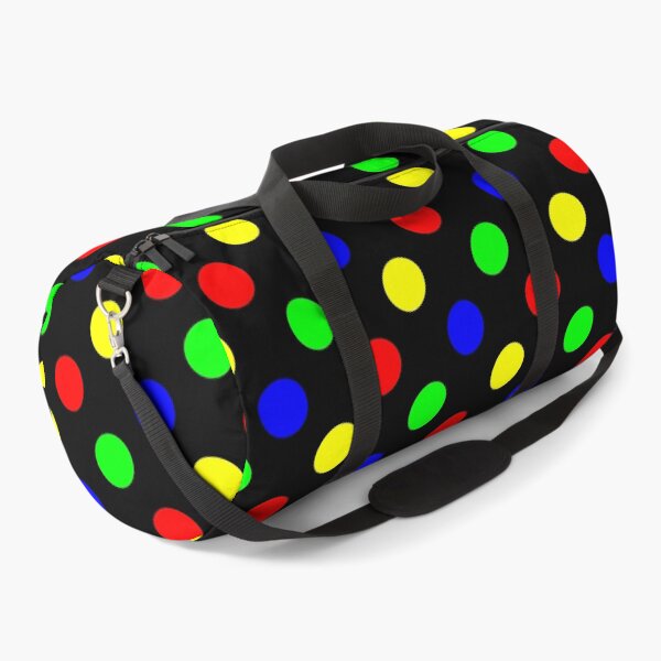 Item preview, Colorful Polka Dots Pattern - Black Background designed and sold by DLawsonDesigns.