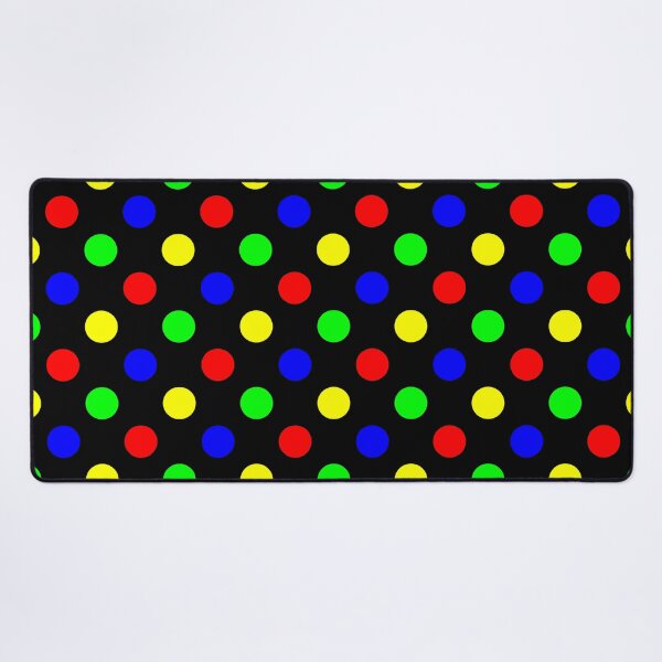 Item preview, Colorful Polka Dots Pattern - Black Background designed and sold by DLawsonDesigns.