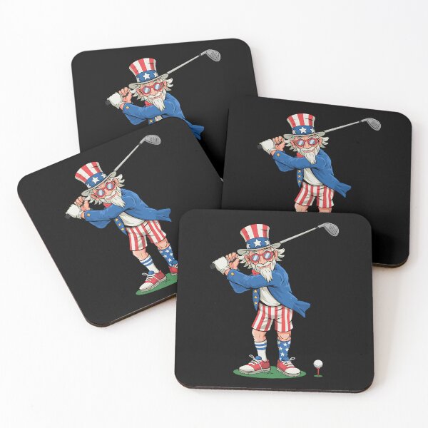 Item preview, Man Playing Golf 4th Of July Player Team Patriotic designed and sold by BakeryDozen.