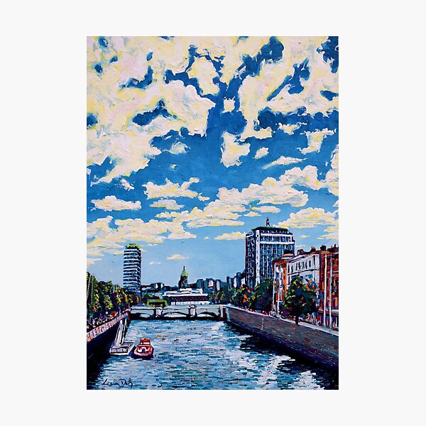 Item preview, Liffey Clouds, Dublin, Ireland designed and sold by eolai.