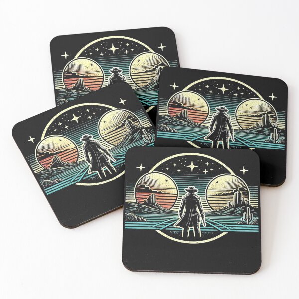 Item preview, Cool Retro Sci-Fi Cowboy designed and sold by Jcat7.