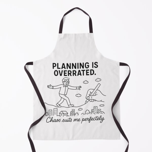 Item preview, Funny Life Planning Graphic Tee designed and sold by DoodleManArt.