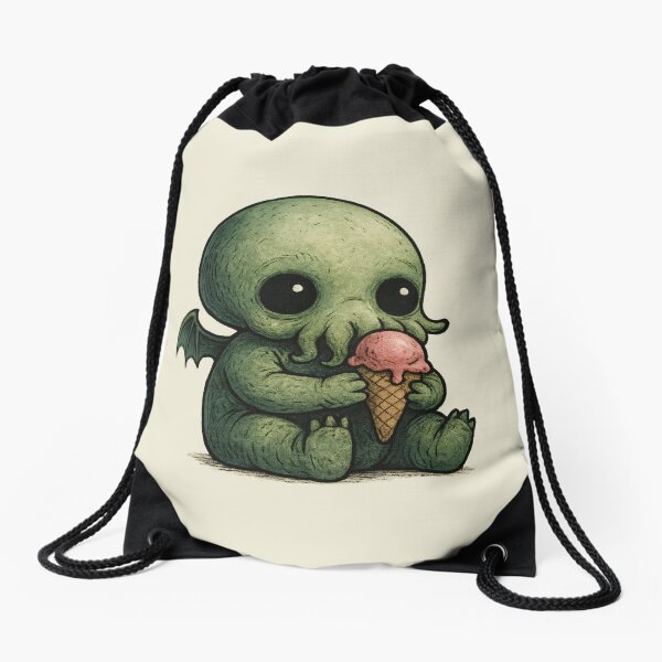 Item preview, Baby Cthulhu eating ice cream designed and sold by Creep-elina.