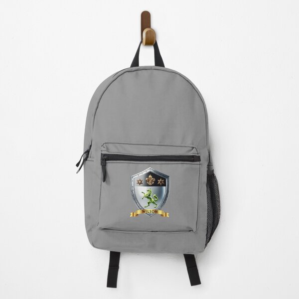 Item preview, Wilson Coat of Arms – Green Hound Shield & Banner designed and sold by Highlandkings.