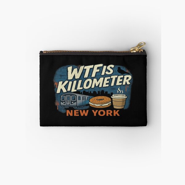 Item preview, WTF Is a Kilometer – NYC Patriotic Edition  designed and sold by Globalcitytees.