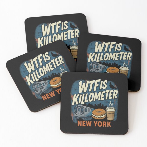 Item preview, WTF Is a Kilometer – NYC Patriotic Edition  designed and sold by Globalcitytees.