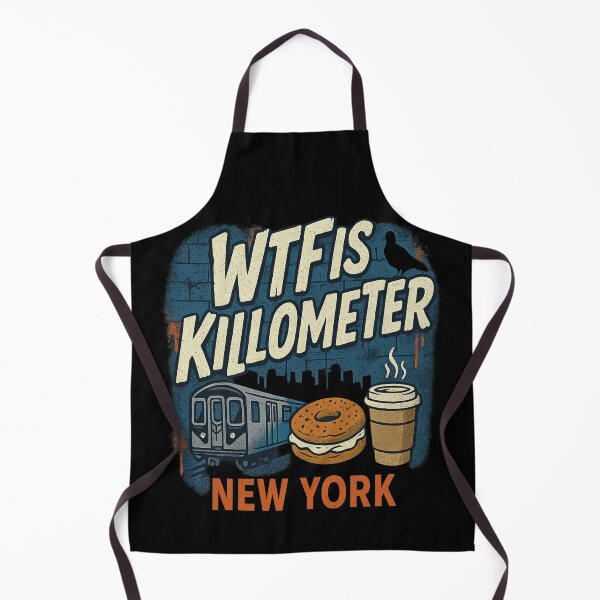 Item preview, WTF Is a Kilometer – NYC Patriotic Edition  designed and sold by Globalcitytees.