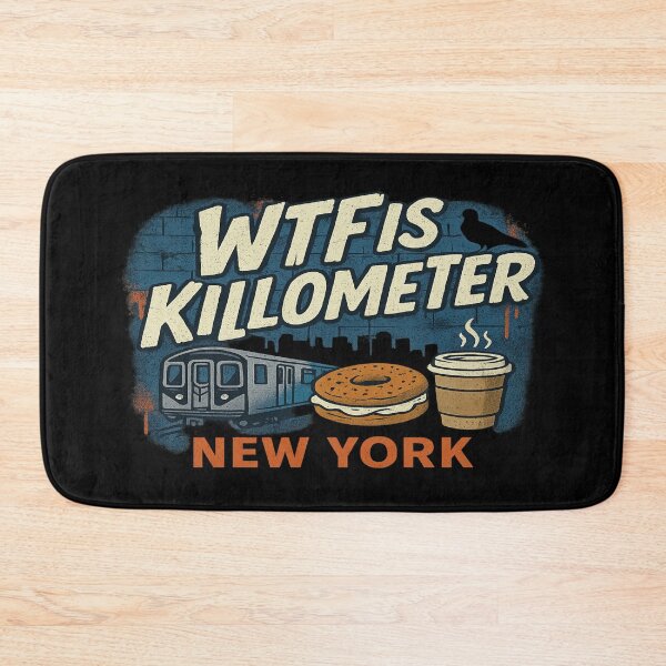 Item preview, WTF Is a Kilometer – NYC Patriotic Edition  designed and sold by Globalcitytees.