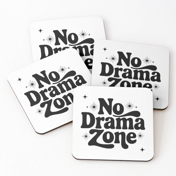 Item preview, No Drama Zone - Funny Silly Sayings designed and sold by WhimWiz.