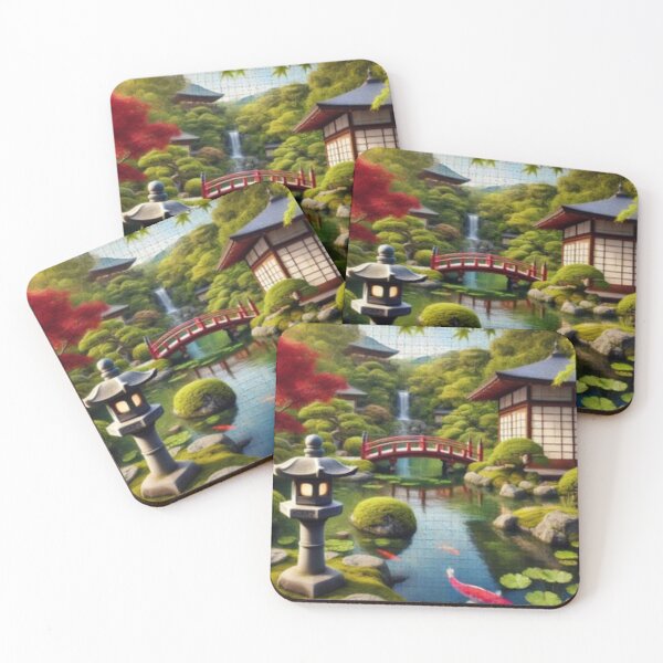 Item preview, Japanese Garden / 日本庭園 designed and sold by SakuraJigsaw.