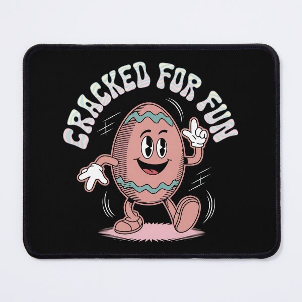Item preview, Cracked for Fun – Dancing Egg in Retro Cartoon Style designed and sold by Taans-Creation.