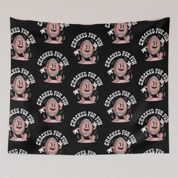 Item preview, Cracked for Fun – Dancing Egg in Retro Cartoon Style designed and sold by Taans-Creation.