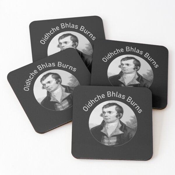 Item preview, Robbie Burns - Oidhche Bhlas Burns Gaelic Light Grey Text  designed and sold by taiche.