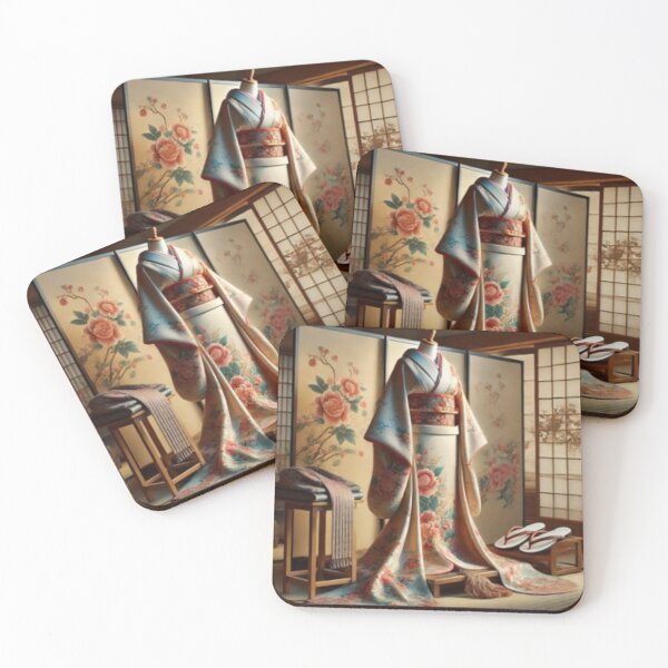 Item preview, White Kimono  白い着物 designed and sold by SakuraJigsaw.