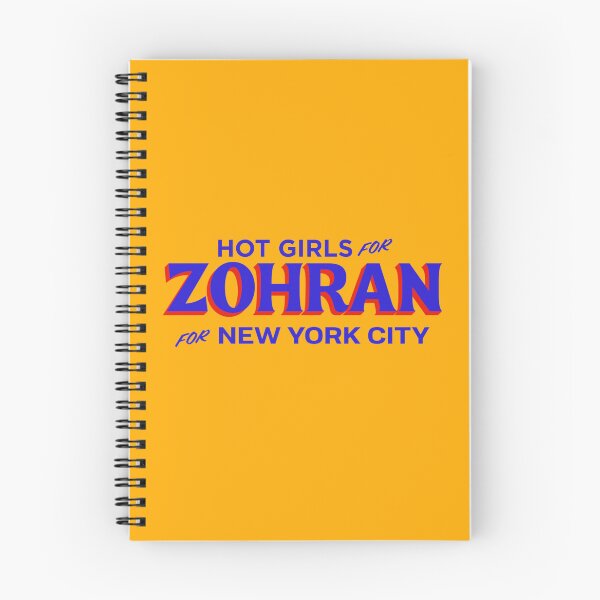 Item preview, Hot Girls For Zohran for New York City - Blue Text designed and sold by Wick Designs.
