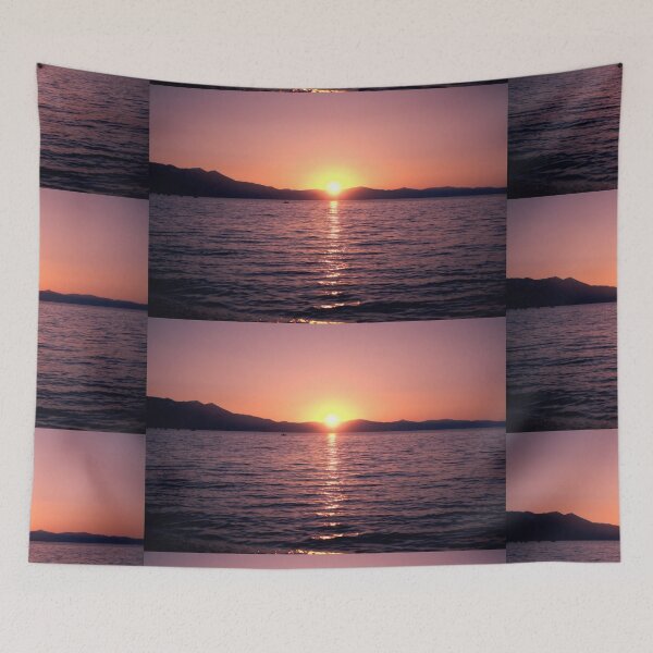 Item preview, Sunset Lake Coral designed and sold by My Righteous Apparel.