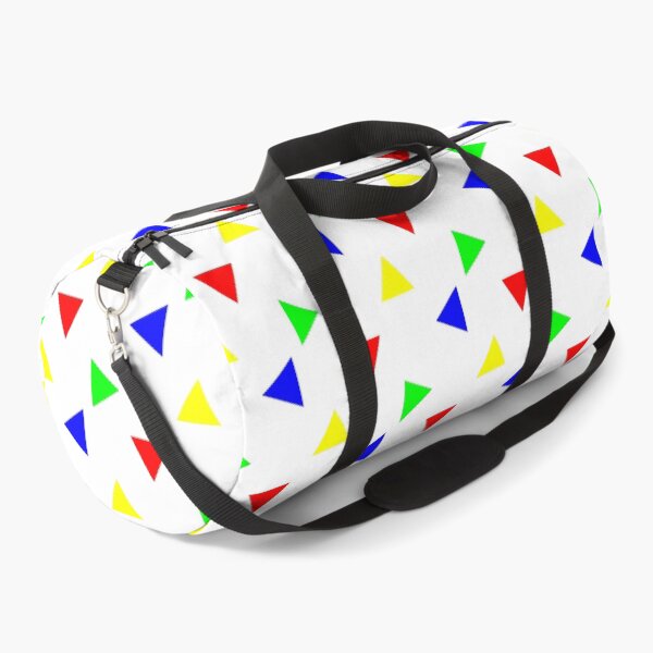 Item preview, Vibrant Geometric Triangle Pattern – Red, Green, Blue & Yellow designed and sold by DLawsonDesigns.