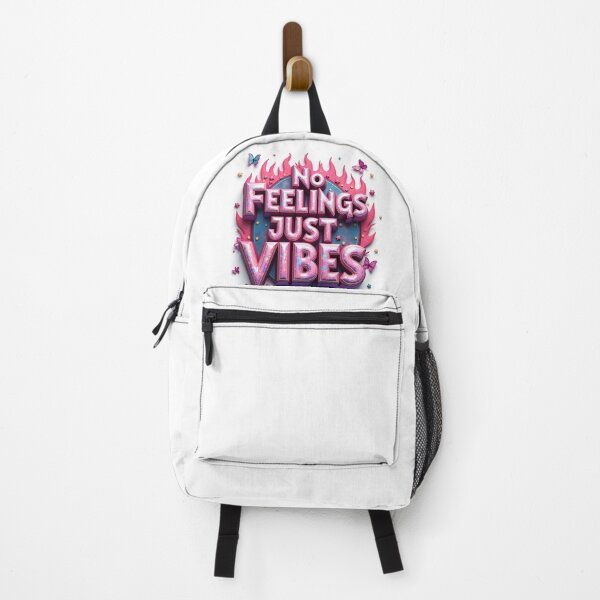 Artikelvorschau, No feelings just vibes - Weiß entworfen und verkauft von Frosstize.