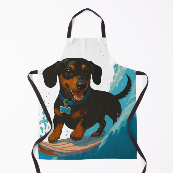 Item preview, Dachshund Surfing designed and sold by VelvetRoom.