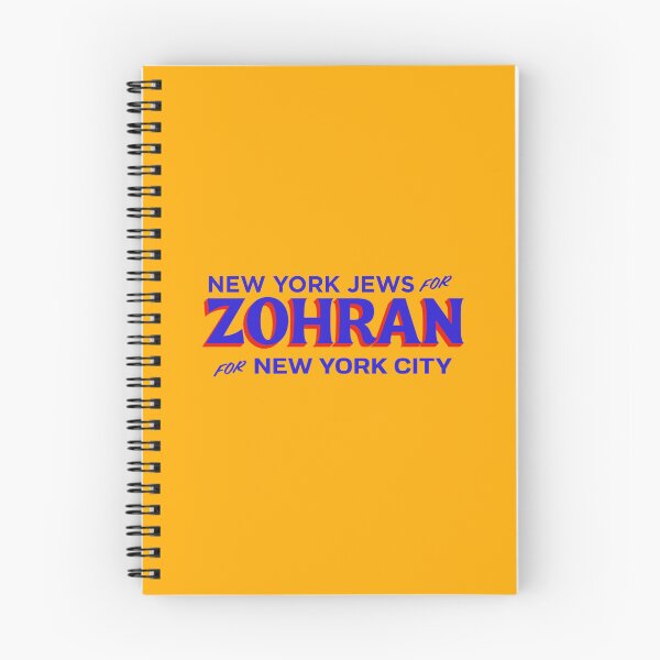 Item preview, New York Jews for Zohran for New York City - Blue Text designed and sold by Wick Designs.
