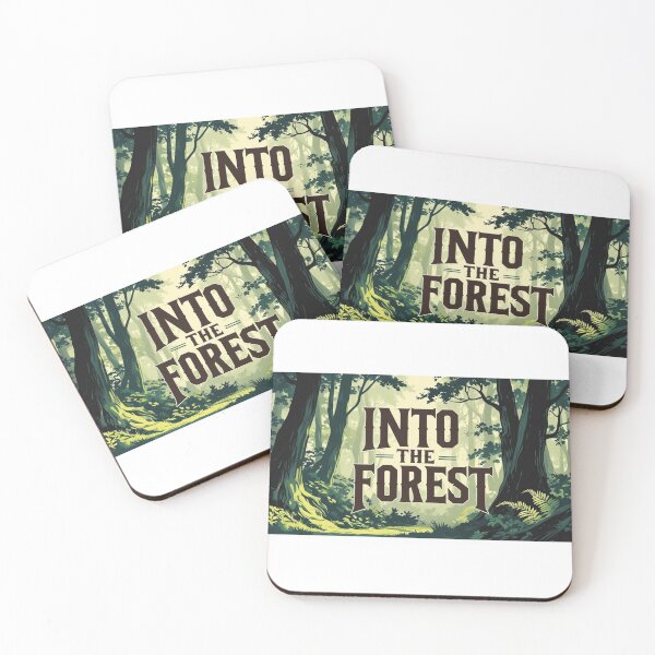 Item preview, Into the Forest | Nature Adventure Silhouette T-shirt Design designed and sold by PP Shop.