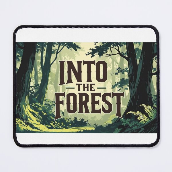 Item preview, Into the Forest | Nature Adventure Silhouette T-shirt Design designed and sold by PP Shop.