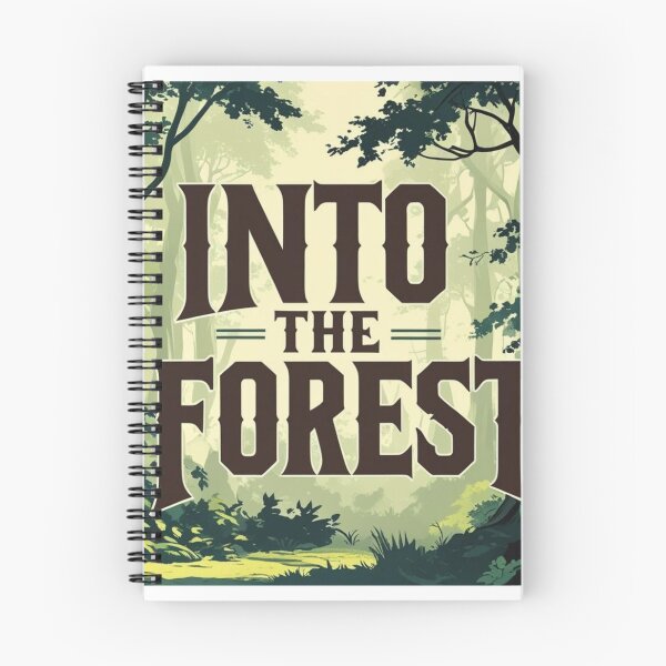 Item preview, Into the Forest | Nature Adventure Silhouette T-shirt Design designed and sold by PP Shop.