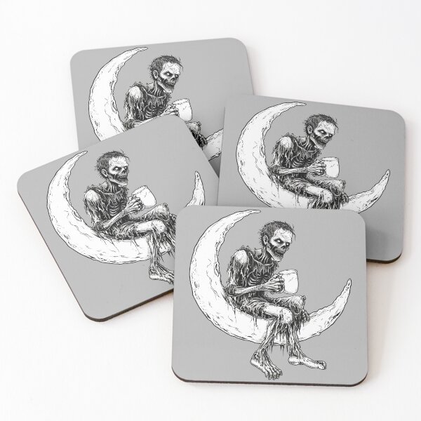 Item preview, Zombie on the Moon - Funny Undead designed and sold by NightTimeJ.