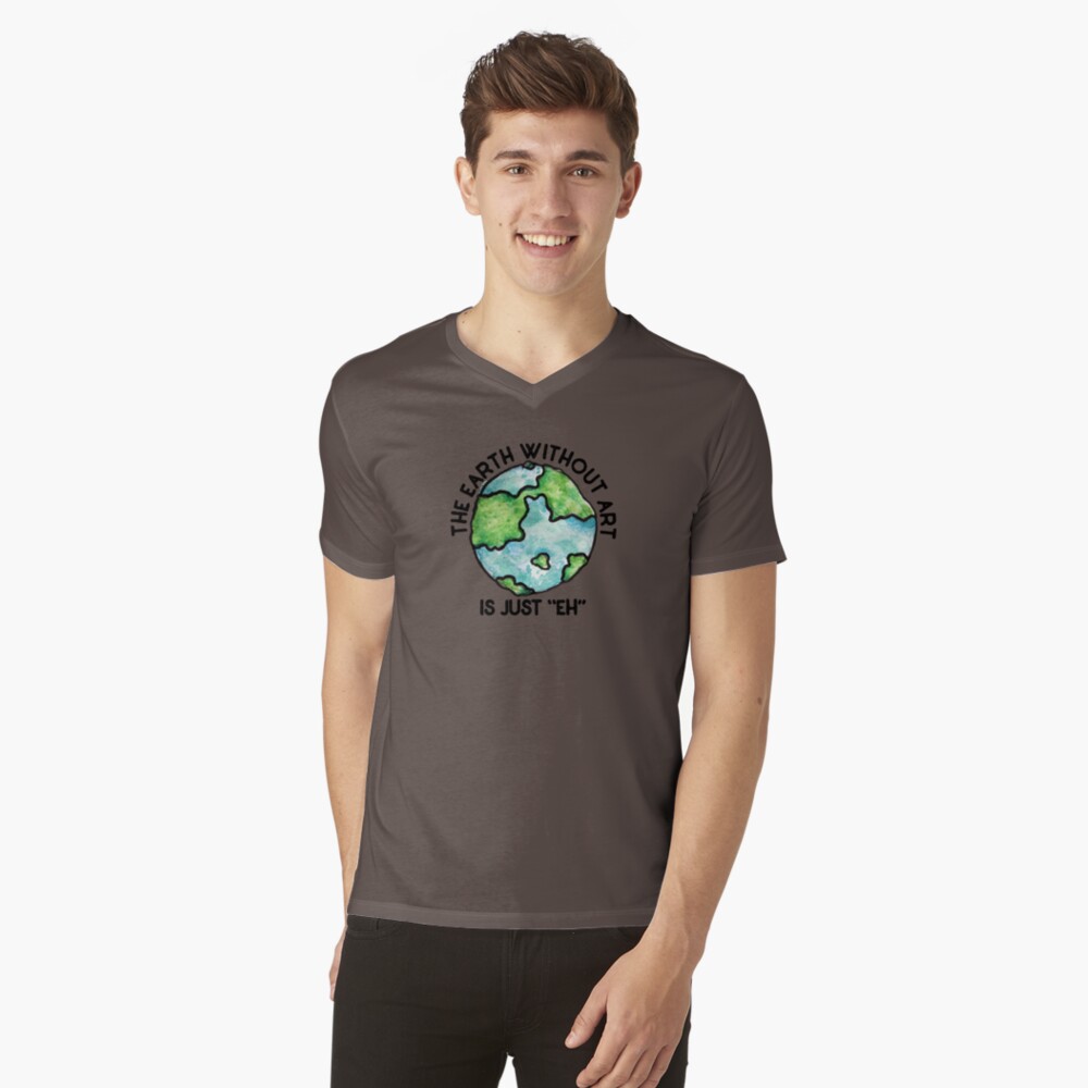 Item preview, V-Neck T-Shirt designed and sold by Boogiemonst.