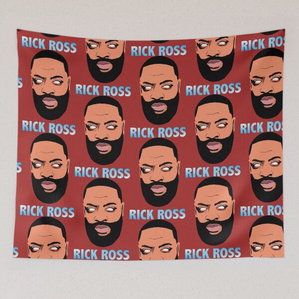 Item preview, Rick Ross illustration designed and sold by ZooStateofMind.