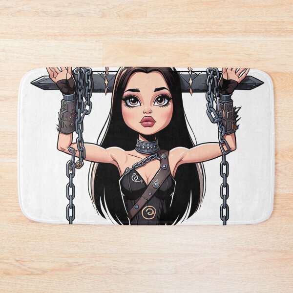Item preview,  Chained by love - Cute Emo Goth Girl illustration designed and sold by Vintage Designs +.