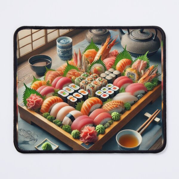 Item preview, 豪華な寿司盛り合わせ / Luxurious Sushi Platter designed and sold by SakuraJigsaw.