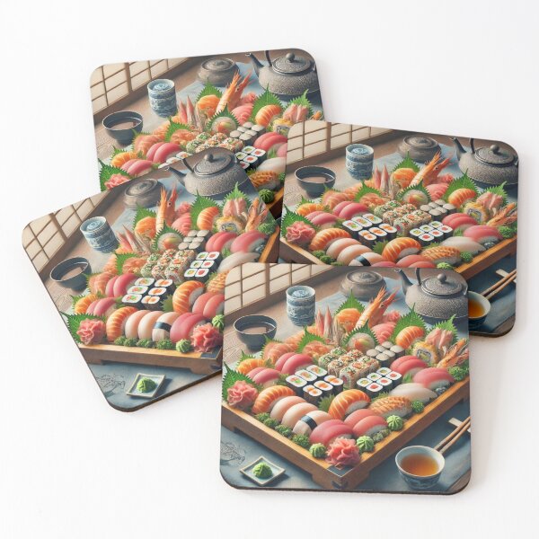 Item preview, 豪華な寿司盛り合わせ / Luxurious Sushi Platter designed and sold by SakuraJigsaw.