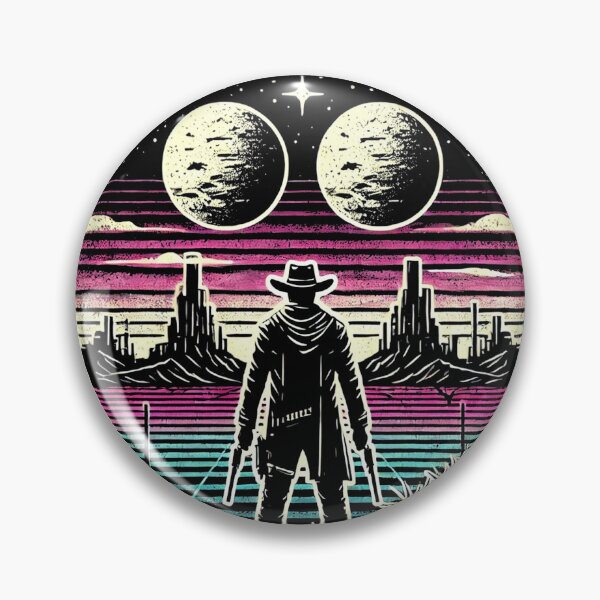 Item preview, Cool Retro Sci-Fi Cowboy designed and sold by Jcat7.