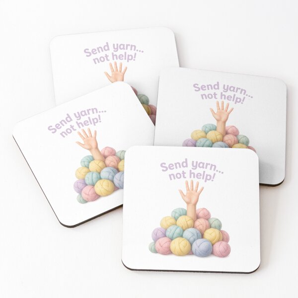 Item preview, Send Yarn ... Not Help!  designed and sold by Stitch & Thread Studio.